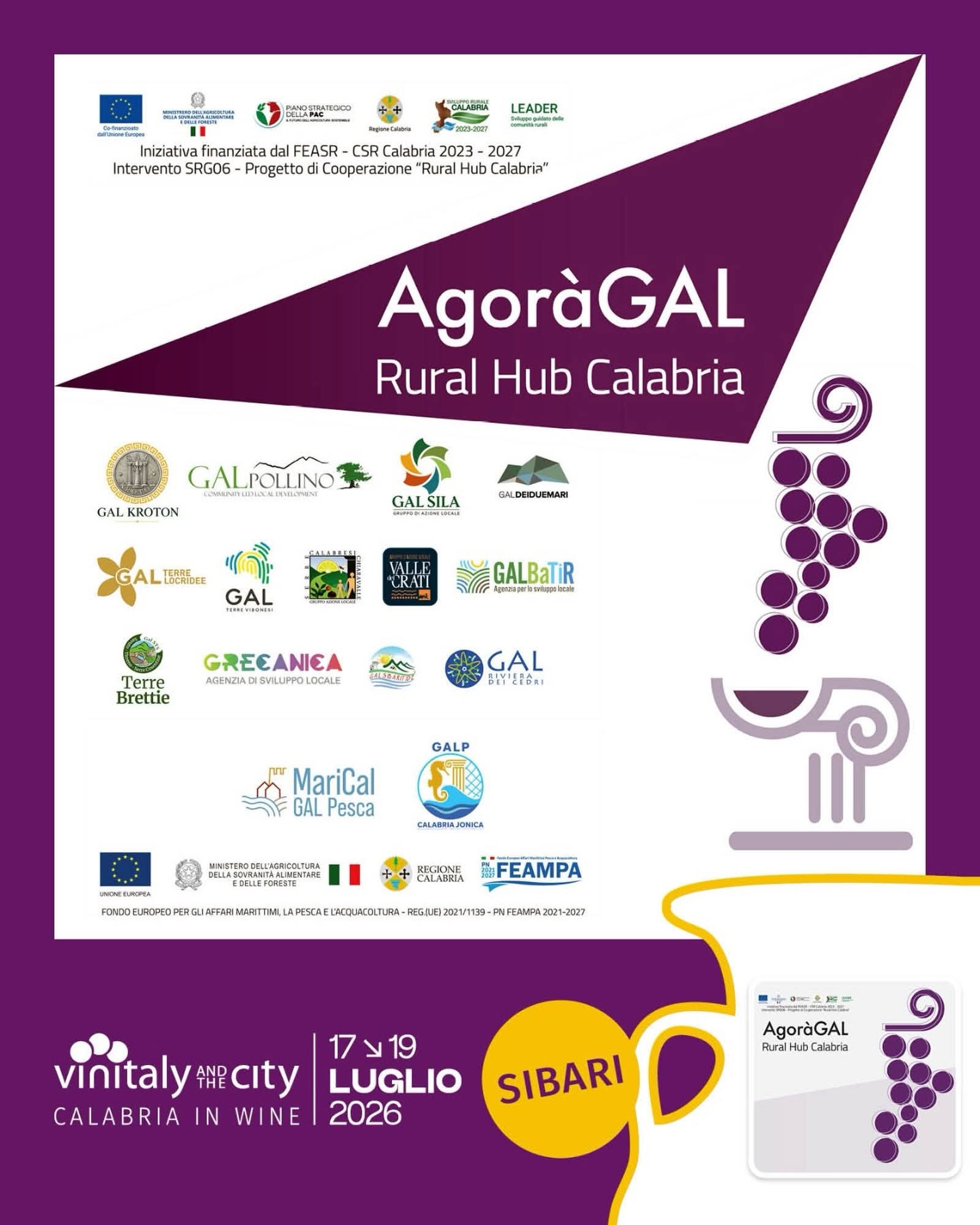 agora gal vinitaly sibari 2026